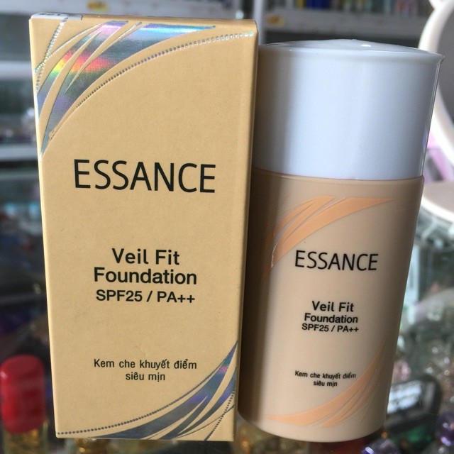 Kem che khuyết điểm Essance siêu mịn Veil Fit Foundation SPF25 PA++ 30g màu da tự nhiên 21 | BigBuy360 - bigbuy360.vn
