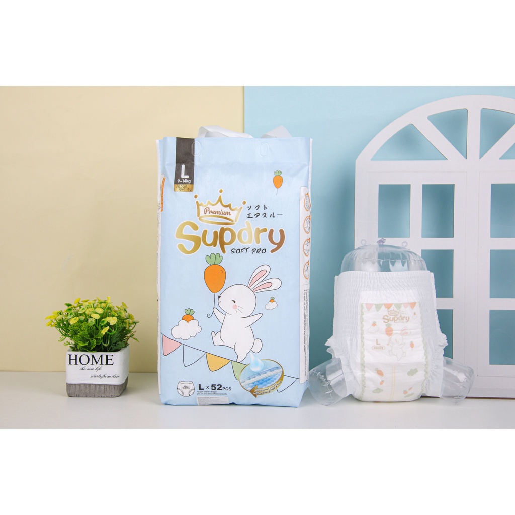 ( Mua bỉm có quà) Bỉm tã pre SUPDRY CAO CẤP mềm mỏng siêu thấm - Tã pre Supdry Quần đủ size M58/L52/XL46/XXL42/XXXL40