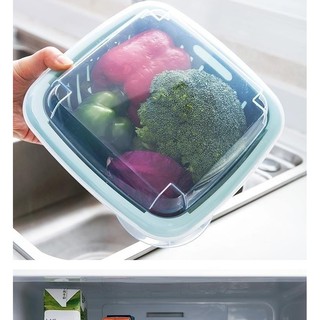 BỘ RỔ CHẬU VUÔNG CÓ NẮP ĐẬY TIỆN LỢI (Màu ngẫu nhiên)