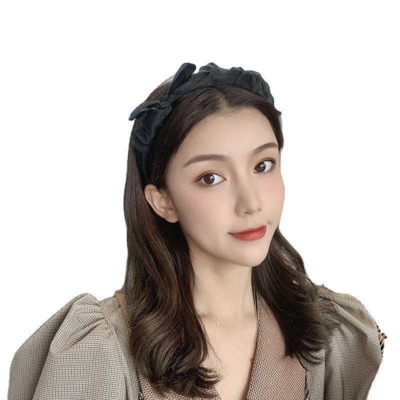 Băng Đô Nữ ❤️FREESHIP❤️ Băng Đô Bờm tóc vải lưới  phối nơ điệu đà ❤️ Bờm tóc xinh xắn cho nữ mã L16A
