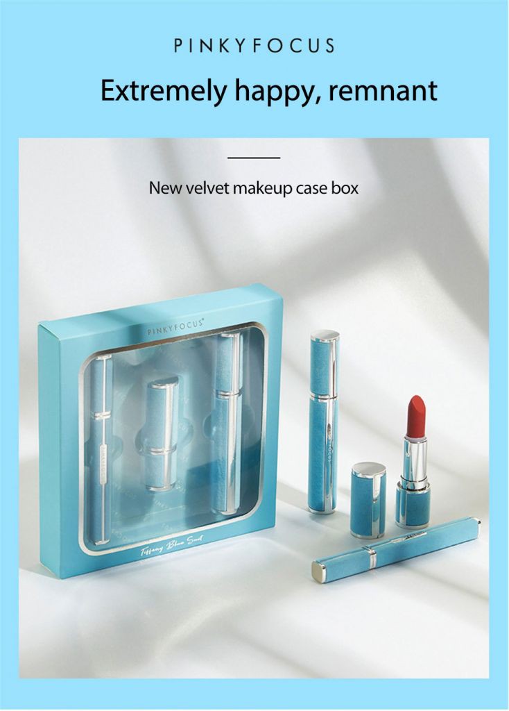 (Hàng Mới Về) Bộ Mỹ Phẩm Trang Điểm Gồm Son Môi + Bút Kẻ Mắt + Mascara + Bút Kẻ Mắt Thương Hiệu Pinkyfocus | BigBuy360 - bigbuy360.vn