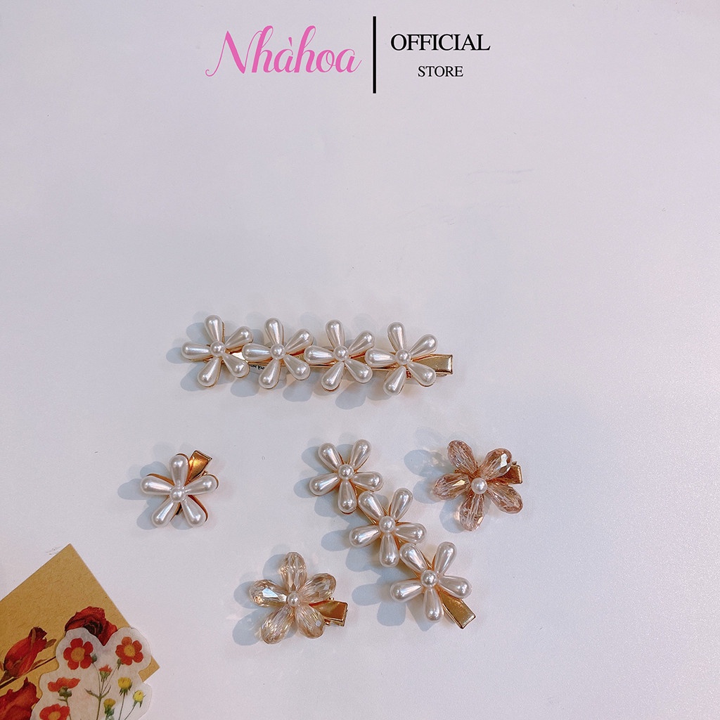 Kẹp Bông Hoa Xinh Yêu Cho Mái Tóc