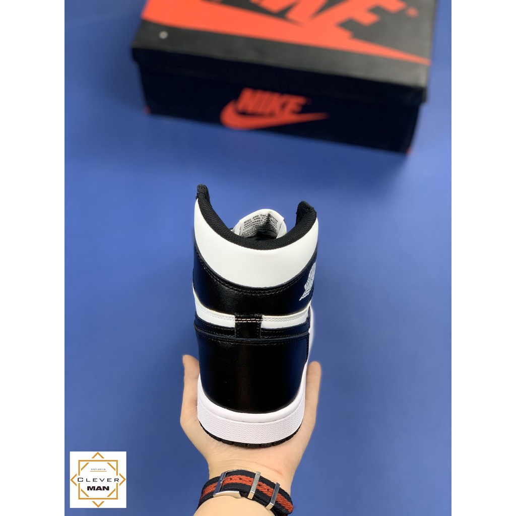 (FREESHIP+QUÀ) Giày thể thao AIR JORDAN 1 Retro High Black White Đen trắng cao cổ | BigBuy360 - bigbuy360.vn