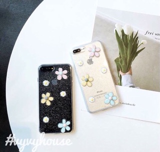 Ốp dẻo iphone hoa nổi siêu đẹp