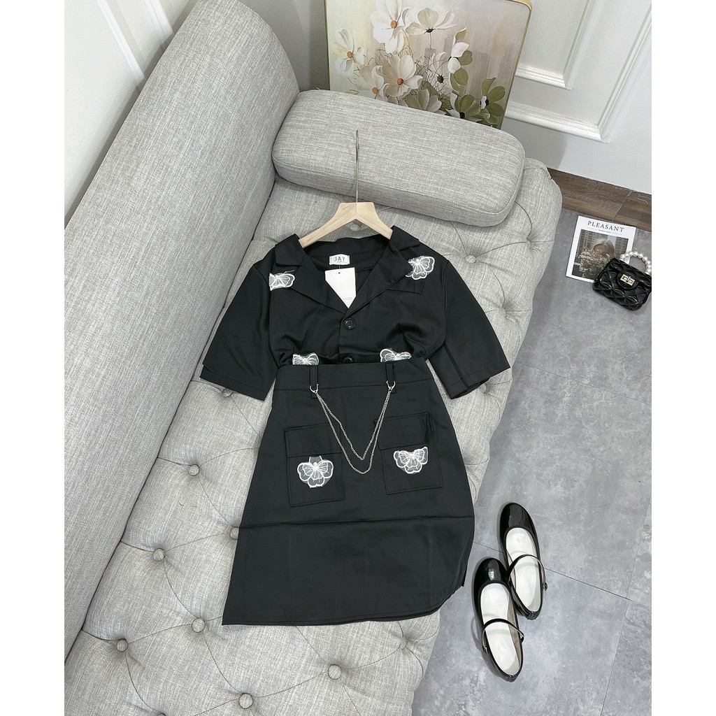 Set đồ nữ cá tính, set vest nữ, váy ngắn đi chơi sang chảnh mùa hè đẹp 8A00135 | BigBuy360 - bigbuy360.vn