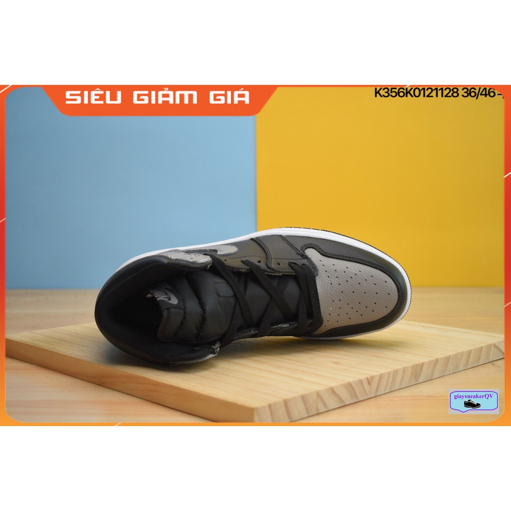 Thể Thao Air Jordan 1 Retro High Shadow  xám đen Cao Cổ Siêu Đẹp Dành Cho Nam Nữ