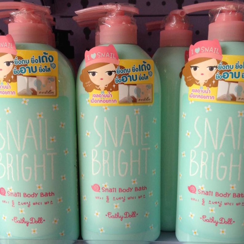 Sữa Tắm Dưỡng Da Cathy Doll Snail Bright Body Bath 750ml Thái Lan