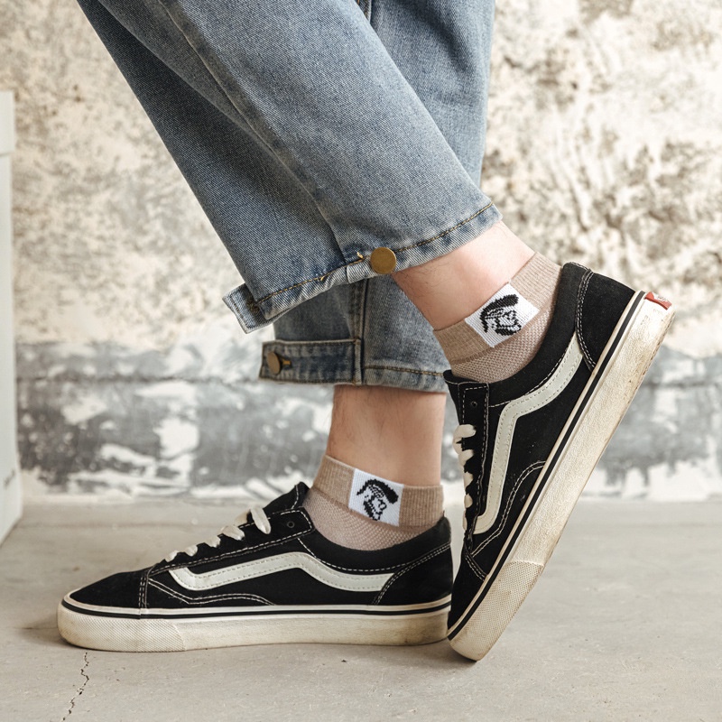 Vớ Thể Thao Bằng Cotton Nguyên Chất Thấm Hút Mồ Hôi Thoáng Khí Nhiều Màu Sắc