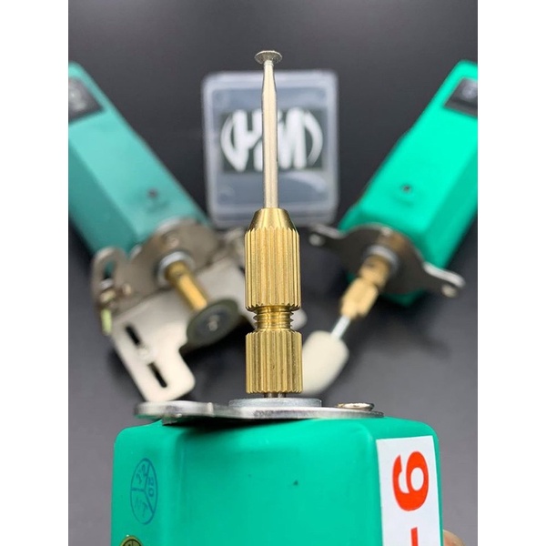 Bộ đầu kẹp mũi khoan, mũi mài kèm khớp nối bằng ĐỒNG trục 2.35mm
