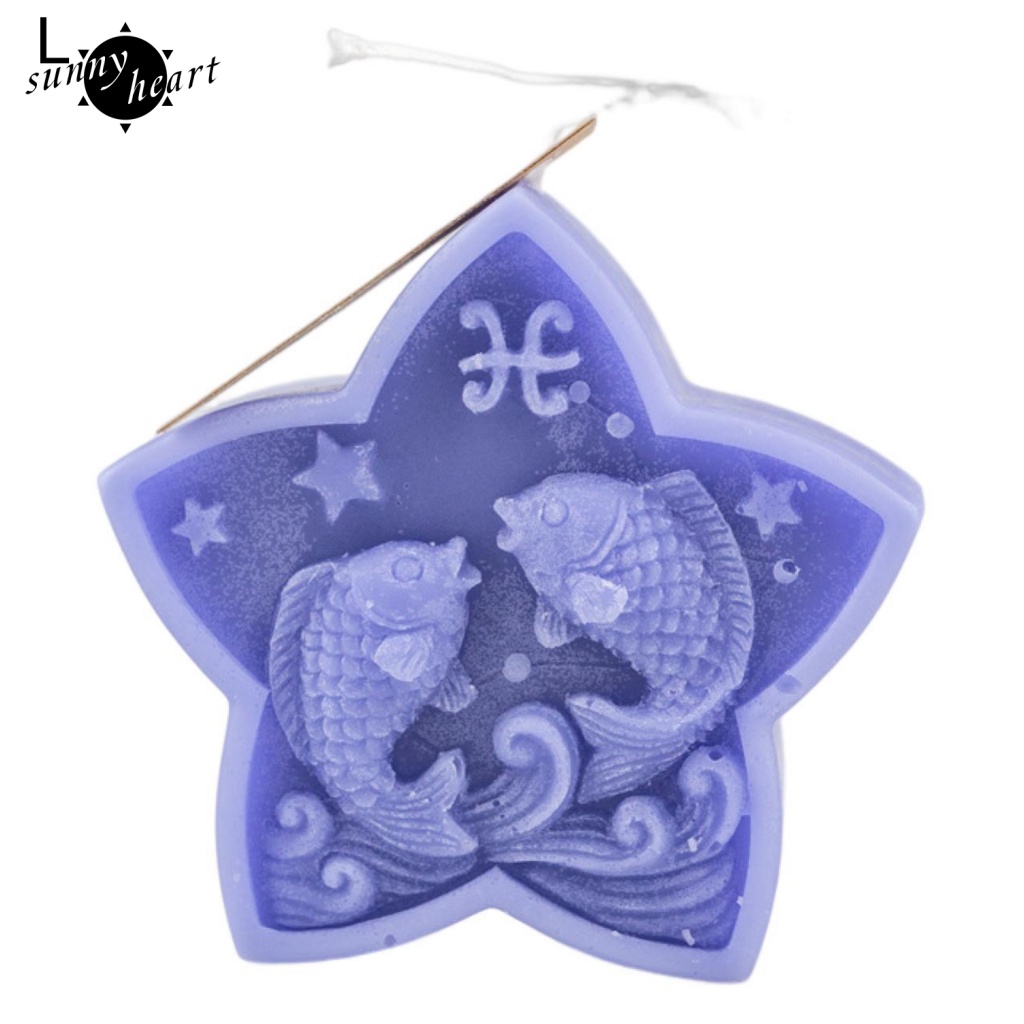 Nến Sáp Thơm Hình Ngôi Sao Tinh Tế Cho Phòng Khách