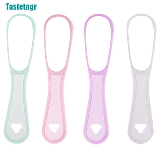 [Tastetagr] Dụng Cụ Cạo Lưỡi Bằng Nhựa Cấp Thực Phẩm Cho Người Lớn Làm Sạch Miệng
