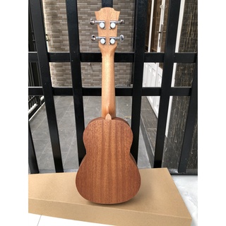 [Tặng capo, bộ dây, pick gảy] Đàn Ukulele, Đàn Ukulele Soprano 21inch (gỗ Mahogany nguyên tấm)