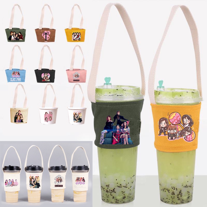 Túi treo cốc bangtan TTCI1 cup holder army blackpink jack j97 blink mtp sơn tùng  twice cổ trang Thần tượng idol kpop