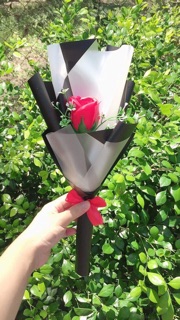 Hoa hồng sáp 1 bông ( đặt tối thiểu 10 bông)