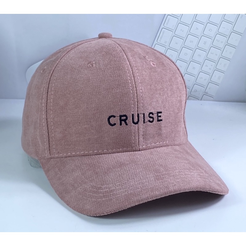 Mũ kết lưỡi trai  nhung mịm CRUISE phong cách hàn quốc unisex thời trang (hình thật shop tự chụp)