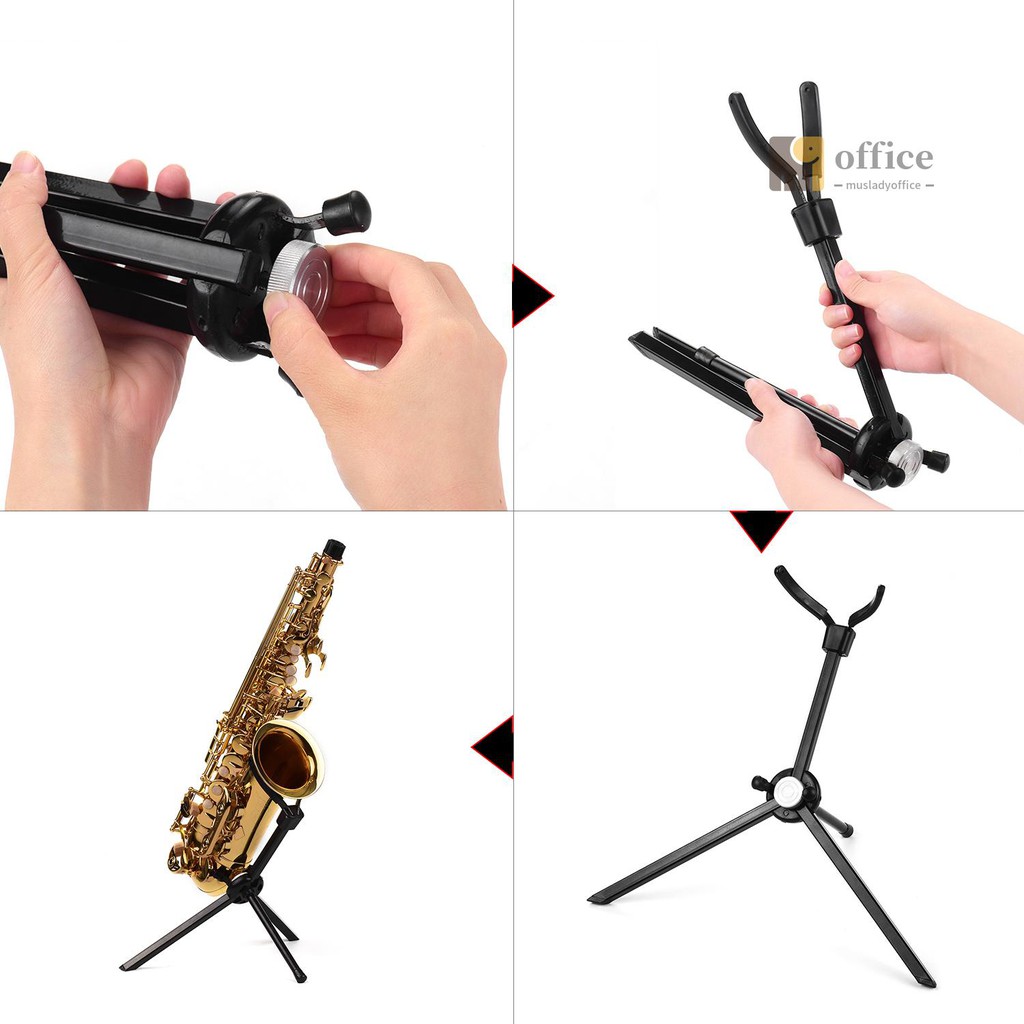 Giá Đỡ Kèn Saxophone Bằng Thép Không Gỉ Kèm Túi Đựng Tiện Lợi