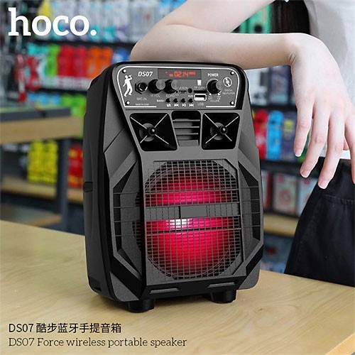 [TẶNG KÈM MIC] Loa Thùng Karaoke Mini Hoco DS02 / DS07 Thiết Kế Hiện Đại - Công Suất Mạnh Mẽ - Âm Vang Ấn Tượng