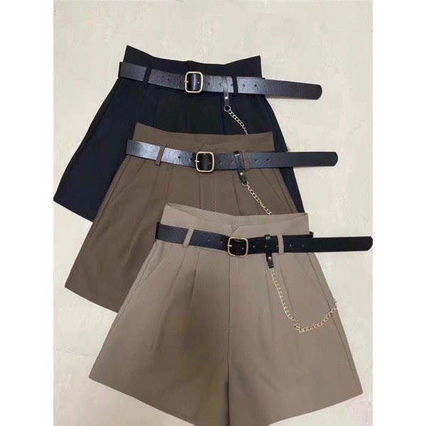 Quần đùi nữ cạp cao .quần short đùi chất đẹp sang chảnh tôn dáng.sale sốc