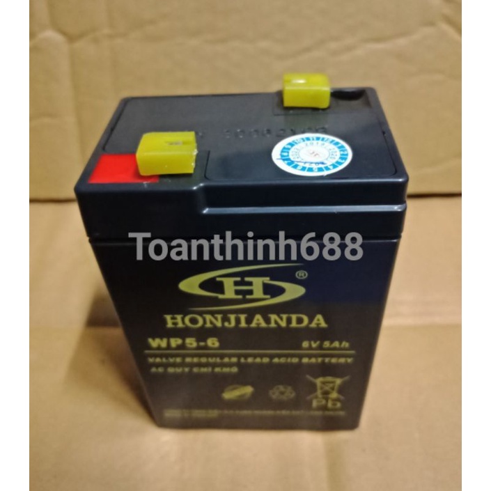 Bình acquy khô 6v 5Ah Honjianda