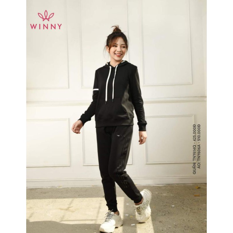 Bộ thể thao Winny nỉ da cá áo hoodie dài tay 606A611Q Giá 970.000đ