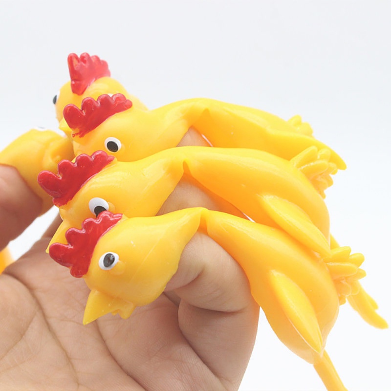Đồ chơi bắn gà FONKEN bằng cao su co giãn sử dụng ngón tay độc đáo dành cho trẻ em
