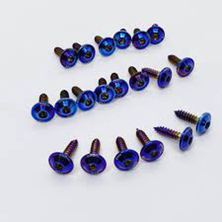 [siêu khuyến mai]Ốc Titan Proti 5Li18 Gai Xoắn bắt dàn yếm xe Máy và Gắn Mão Các Dòng Xe ( giá 1 con )