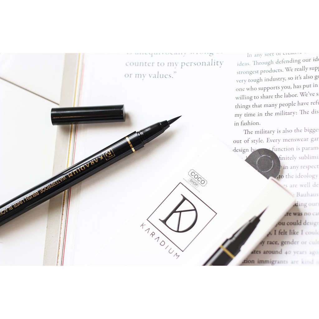 Bút kẻ mắt nước đầu lông Karadium Waterproof Brush Liner Black | BigBuy360 - bigbuy360.vn