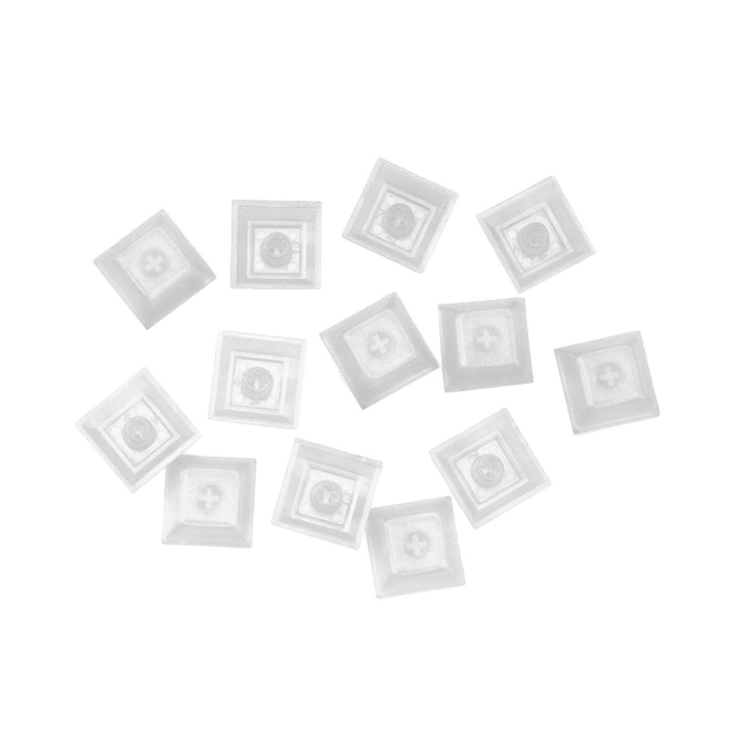 Set 100 Nút Bàn Phím Cơ 1U DSA PBT Dày Trong Suốt Nhiều Màu