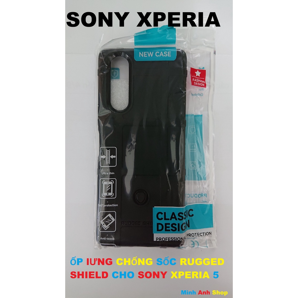ỐP LƯNG CHÔNG SỐC RUGGED SJIELD CHO SONY XPERIA 5