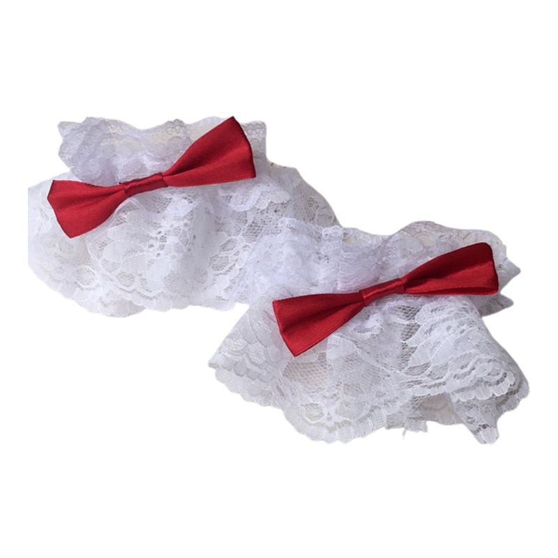 Vòng Đeo Tay Vải Tuyn Phối Ren Và Bèo Phong Cách Lolita Nhật Bản