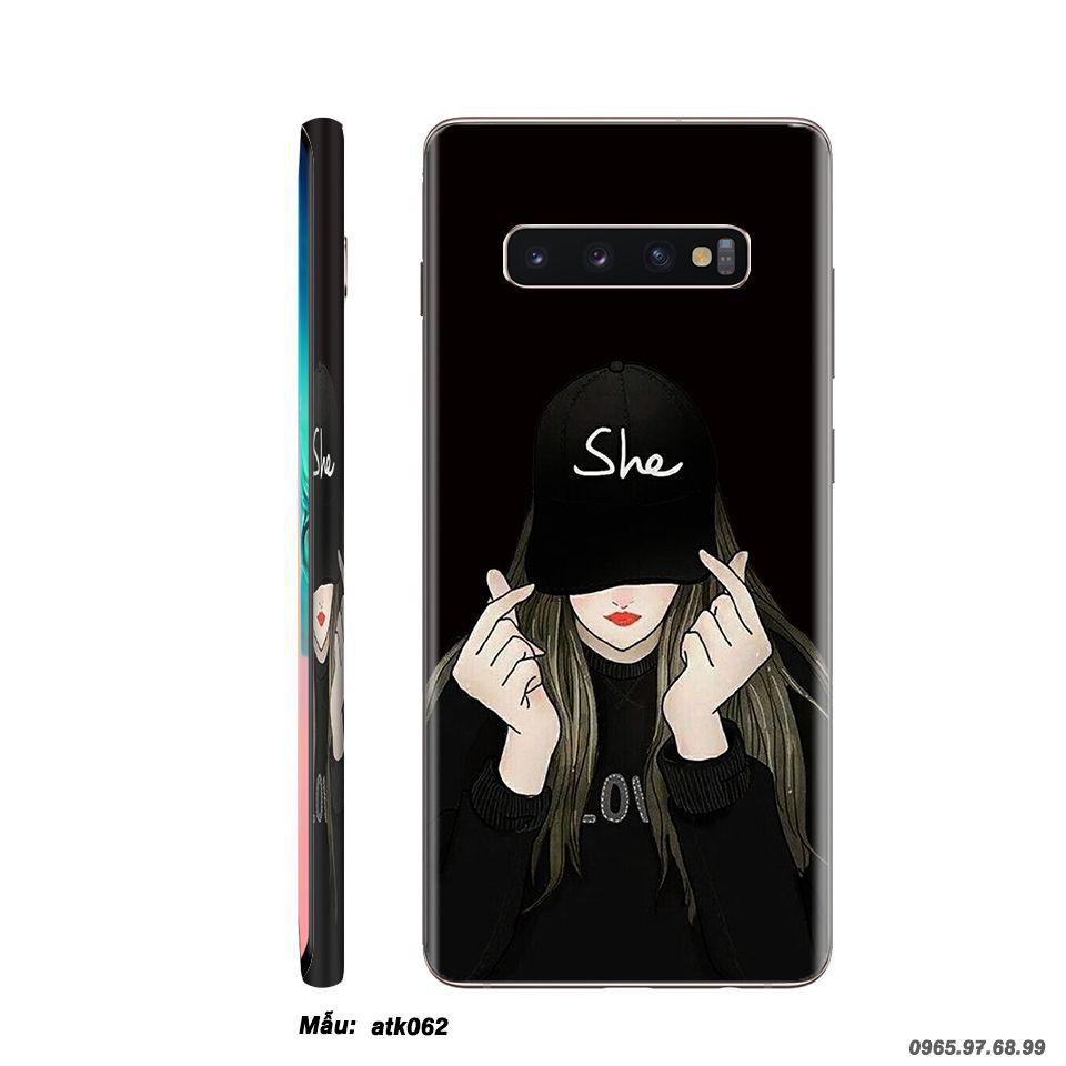 Miếng dán skin SamSung Galaxy  Note 7 / Note FE/ Note 8/ Note 9 / Note 10 / Note 10 Lite/ Note 10 Plus in hình  sưu tầm