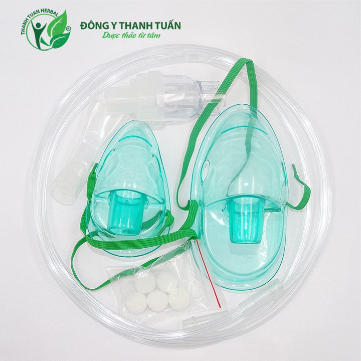 Bộ Mask Xông Khí Dung Trẻ Em Và Người Lớn Dành Cho Máy Xông Khí Dung/ Xông Mũi Họng