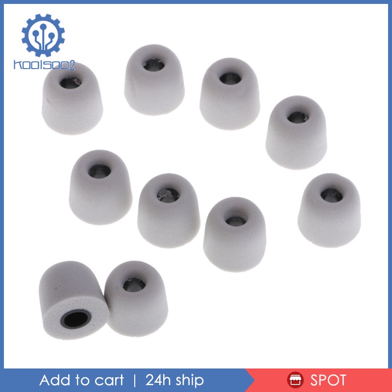 5 Cặp miếng đệm tai nghe bằng xốp mềm chống ồn chất lượng cao