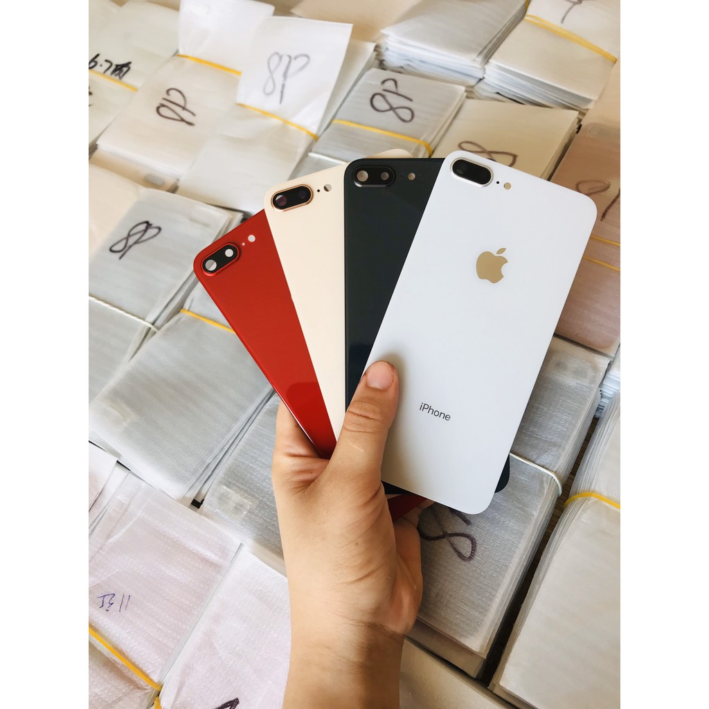 LƯNG ĐIỆN THOẠI IPHONE 8 PLUS CÓ MẮT CAMERA ĐỦ MÀU NGUYÊN ZIN BÓC TEM