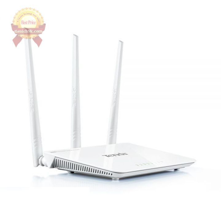 Cục phát wifi router 3 râu Tenda F3 300Mbps ăng ten 5dBi N300 – Bảo hành 24 tháng