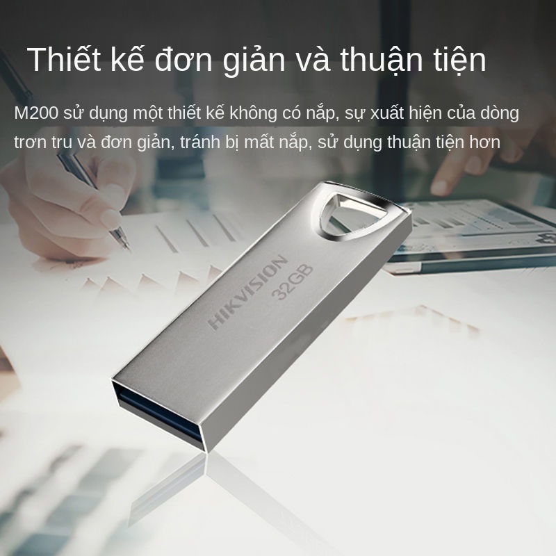 USB hikvision 8GB 16GB 32GB Kim Loại Dung Lượng Đa Năng Cho Máy Tính hàng chính hãng