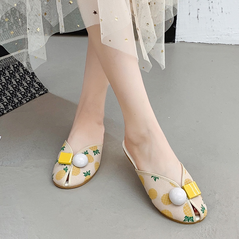Dép đi biển IELGY họa tiết trái cây dễ thương thời trang dành cho nữ
