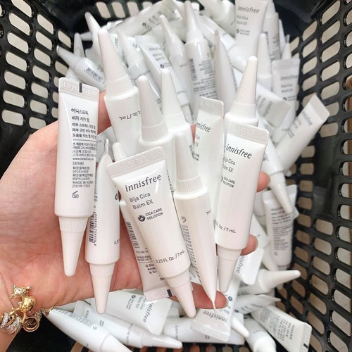 Kem Chấm Mụn Dịu Da Innisfree Bija Cica Balm EX Tuýp 7ml Mẫu Mới