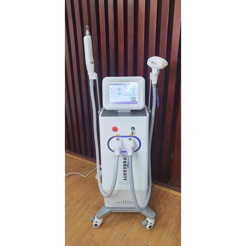 Máy triệt lông diode 808nm và laser xoá xăm công nghệ cao 2 trong 1