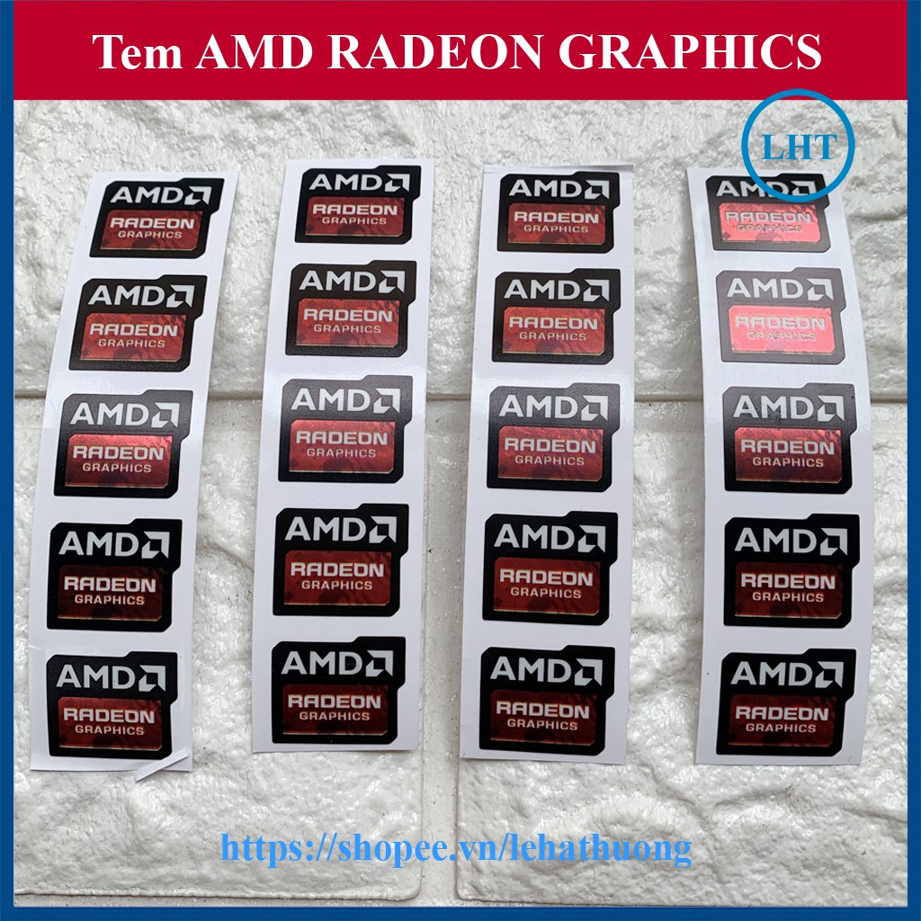 Thay Tem Máy Tính AMD RADEON GRAPHICS Tem Laptop Tem PC