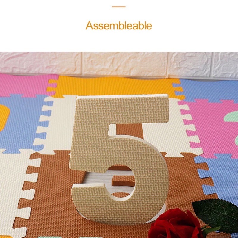 [Chính Hãng]  Thảm xốp Toys House 16 tấm ghép cho bé