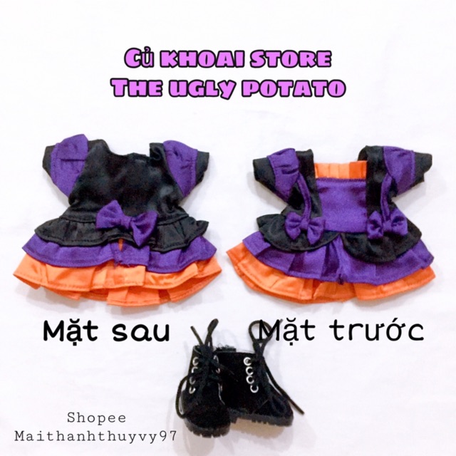 [Identity V-20cm] Set outfit phù thuỷ cho doll - Skin phù thuỷ cho doll identity