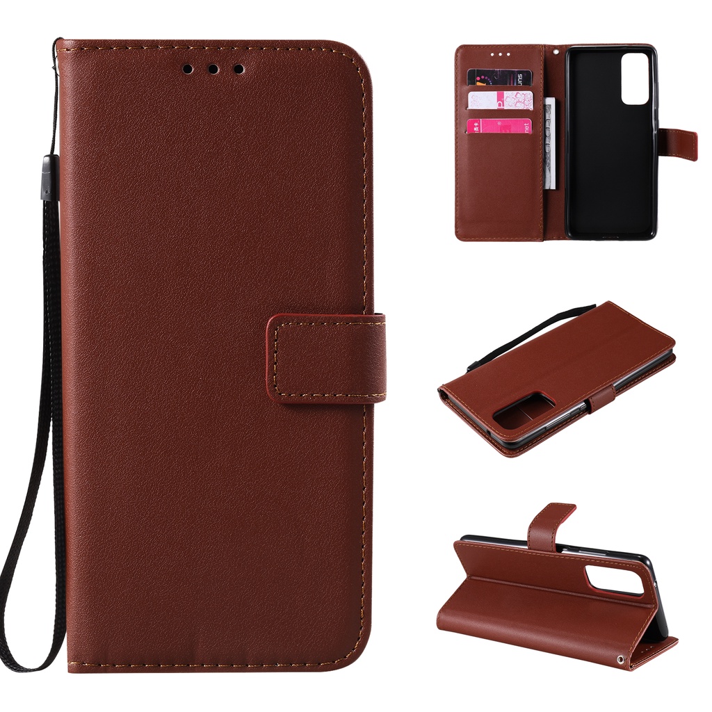 Bao da điện thoại PU nắp lật có ngăn ví đựng cho Samsung Galaxy S10 Plus 5G S20 Ultra FE