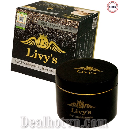 (giá sỉ) Kem body Livy's Đen Thái Lan chính hãng