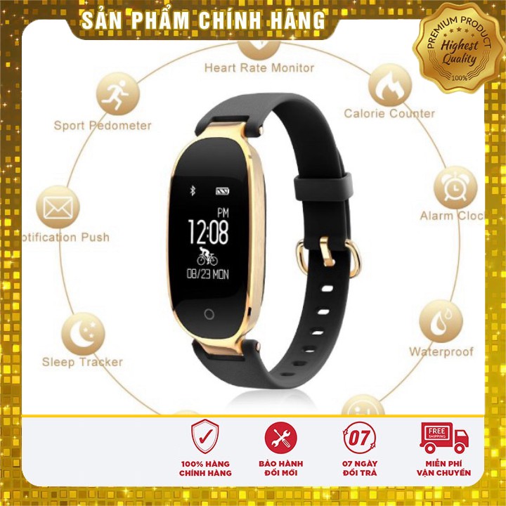 [Sale] Đồng hồ nữ, đồng hồ thông minh nữ WristBand MIJAFIT S3 năm 2018 cho phái đẹp, bảo hành 6 tháng .