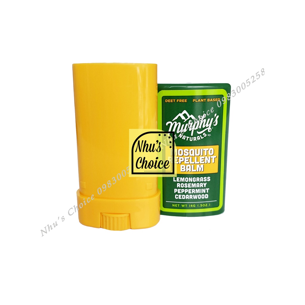 1 Cây lăn Sáp bôi Muỗi Murphy's Naturals 0.5oz - Thành phần tự nhiên, size du lịch