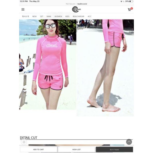 Quần short thể thao nữ xuất Hàn xịn (2 màu, còn sz L 48-53kg) 2021 | BigBuy360 - bigbuy360.vn