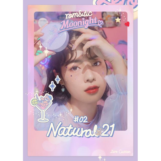 [Romand x Neonmoon] Phiên Bản Giới Hạn Phấn Nước Cho Lớp Nền Mỏng Nhẹ Romand Zero Cushion 14g | BigBuy360 - bigbuy360.vn