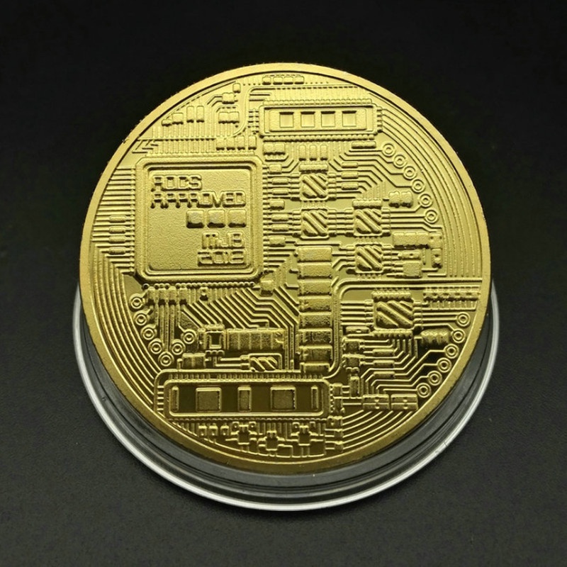 Đồng xu kỷ niệm kim loại Bitcoin sưu tầm sáng tạo BTC