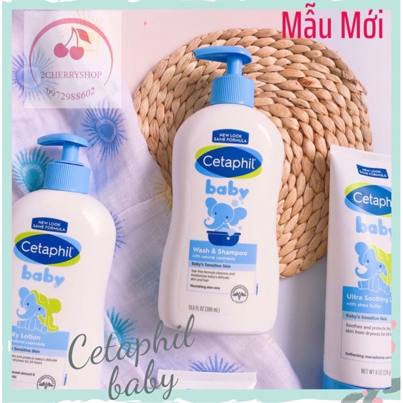 Sữa tắm gội toàn thân Cetaphil 399ml